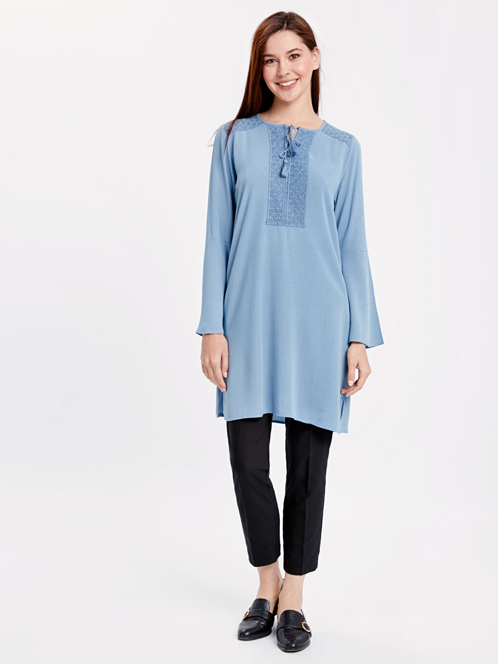 Woman BLUE Tunic-2