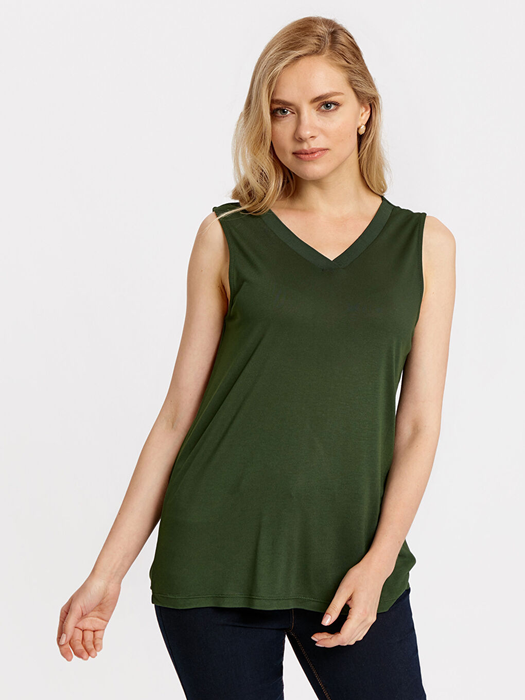 Débardeur VERT Femme