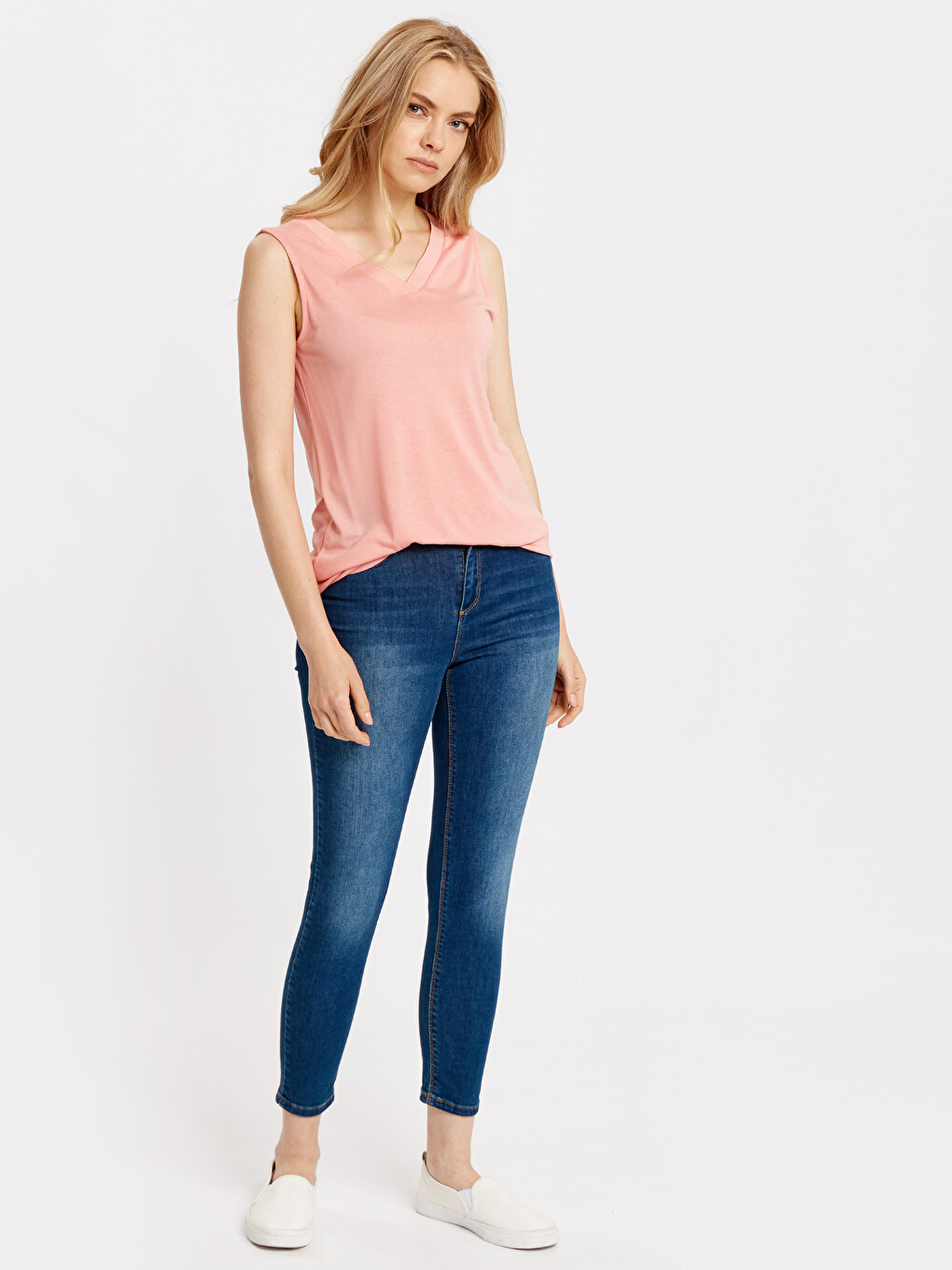 Woman PINK Tank Top-2