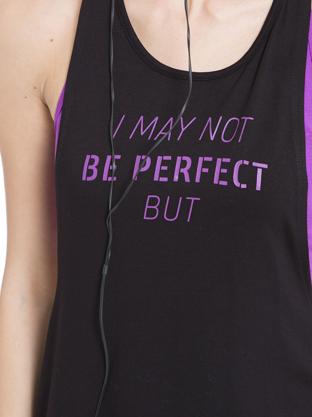 XSIDE ACTIVE Woman BLACK Athletic Tank Top -8SG175Z8-CVL