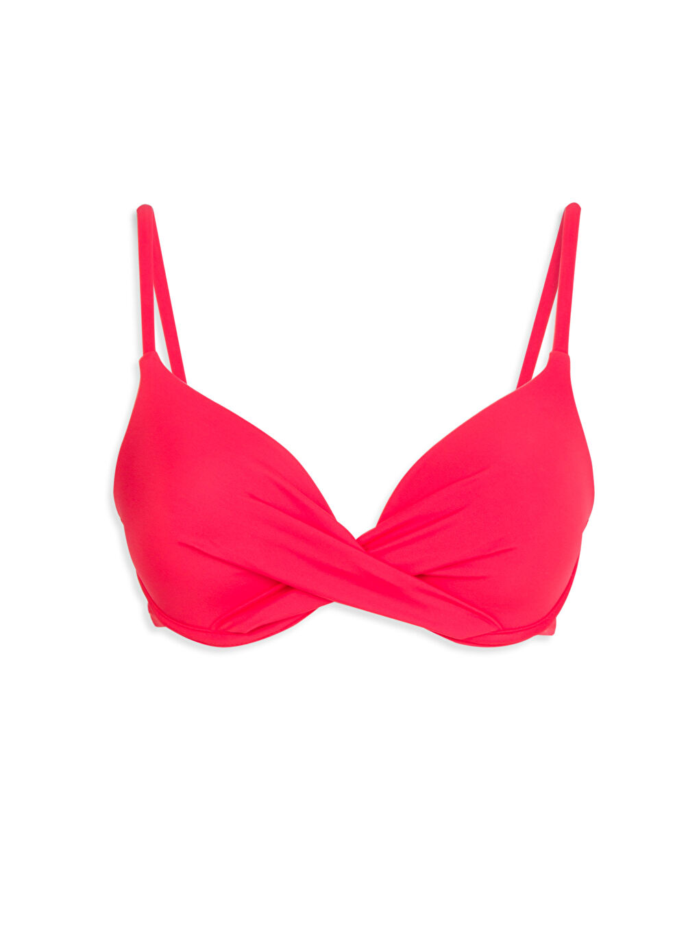 الجزء العلوي من البكيني وردي امرأة