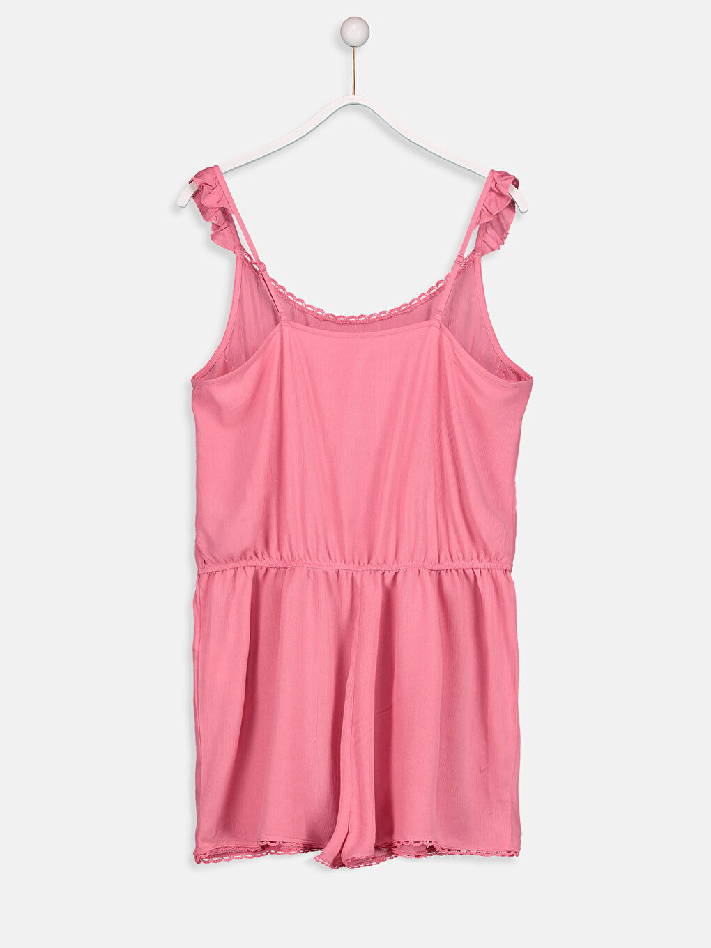 Orta Pembe Plaj Elbisesi-1