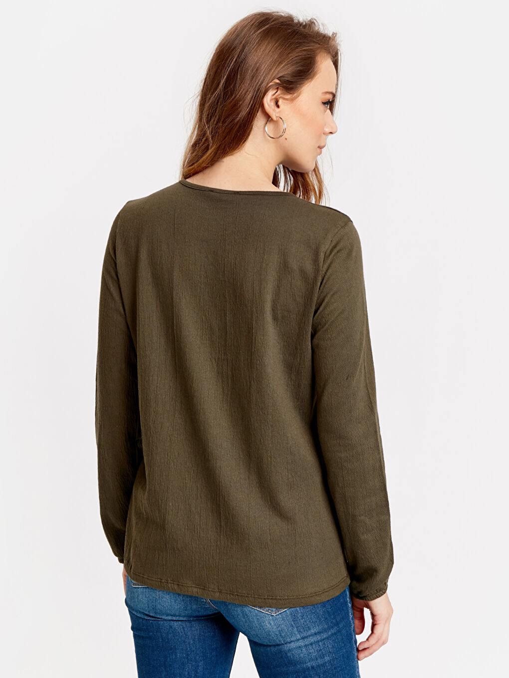 Woman KHAKI T-Shirt-1