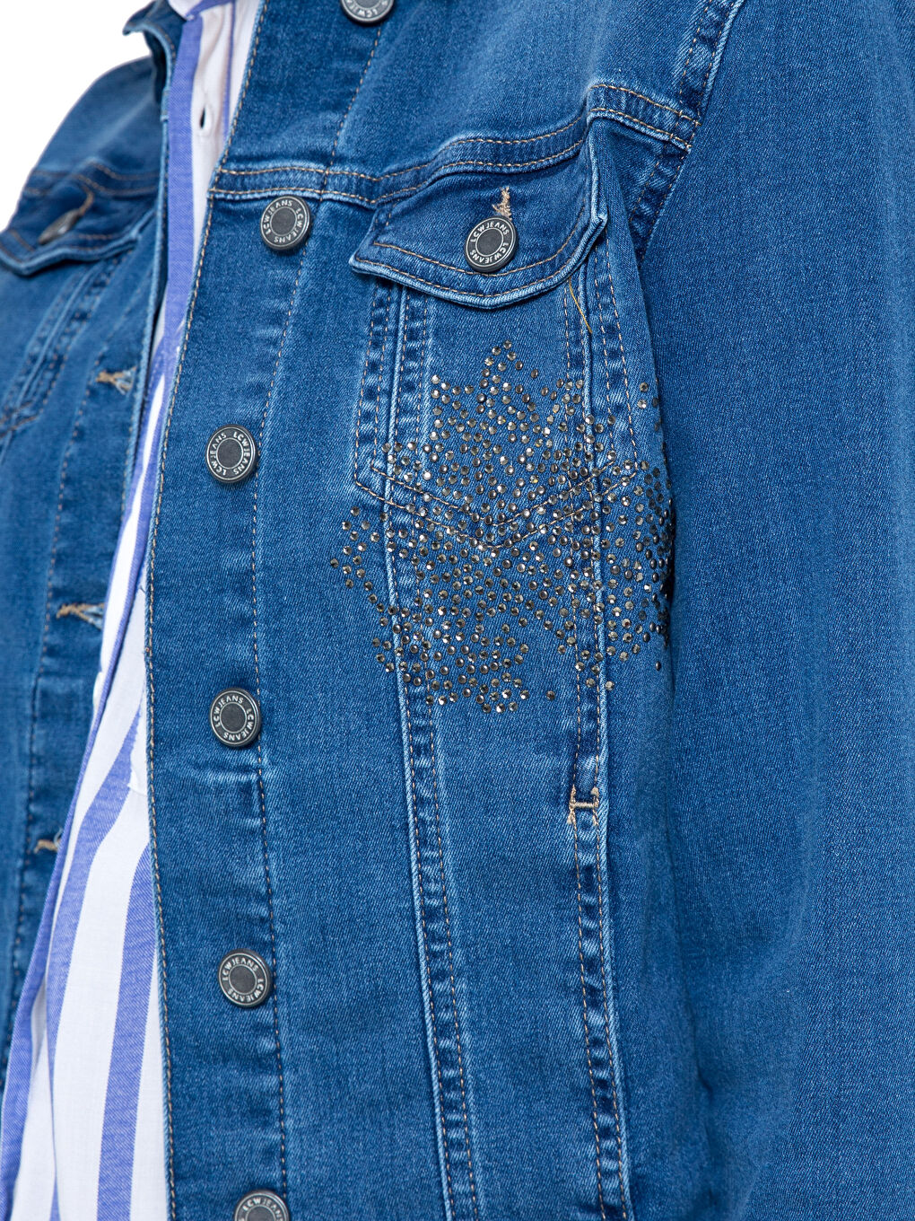 INDIGO Teksas jakna Žena-3