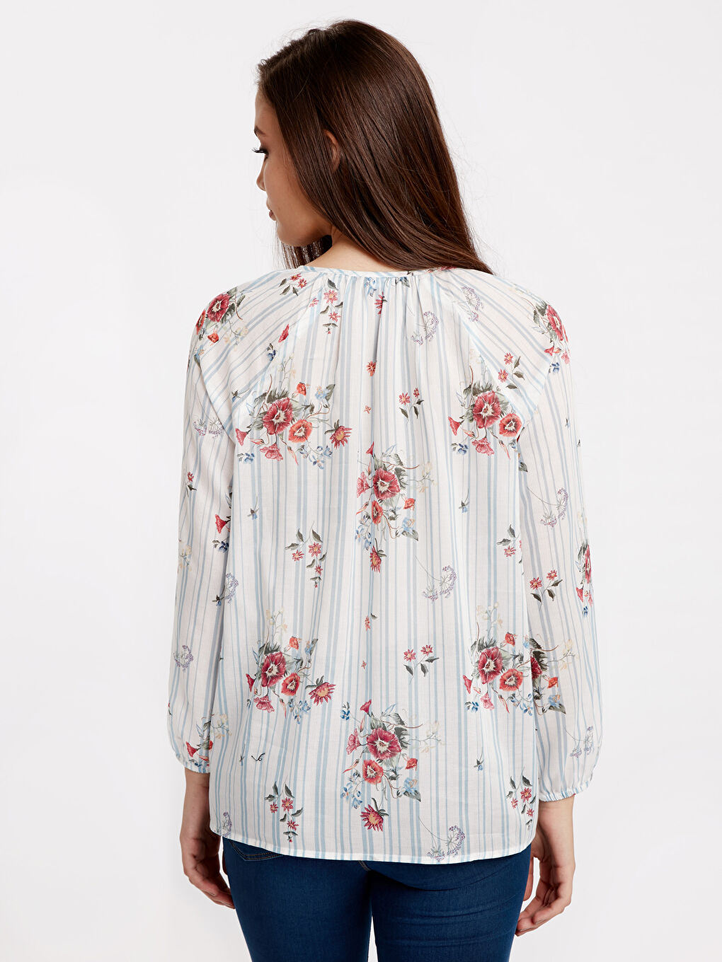 Woman BLUE Blouse-1