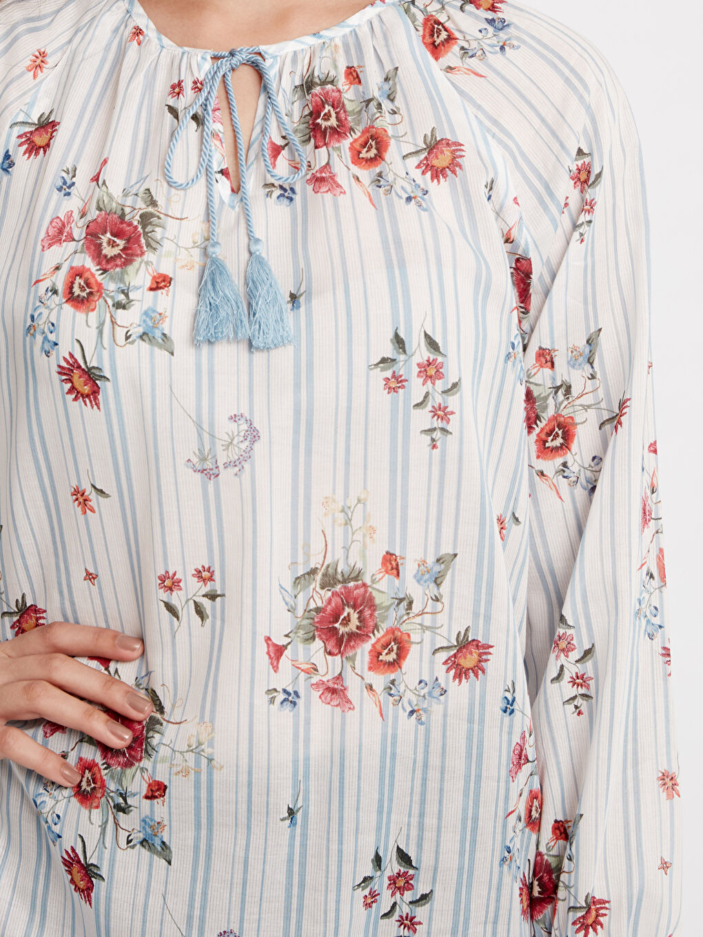Woman BLUE Blouse-3