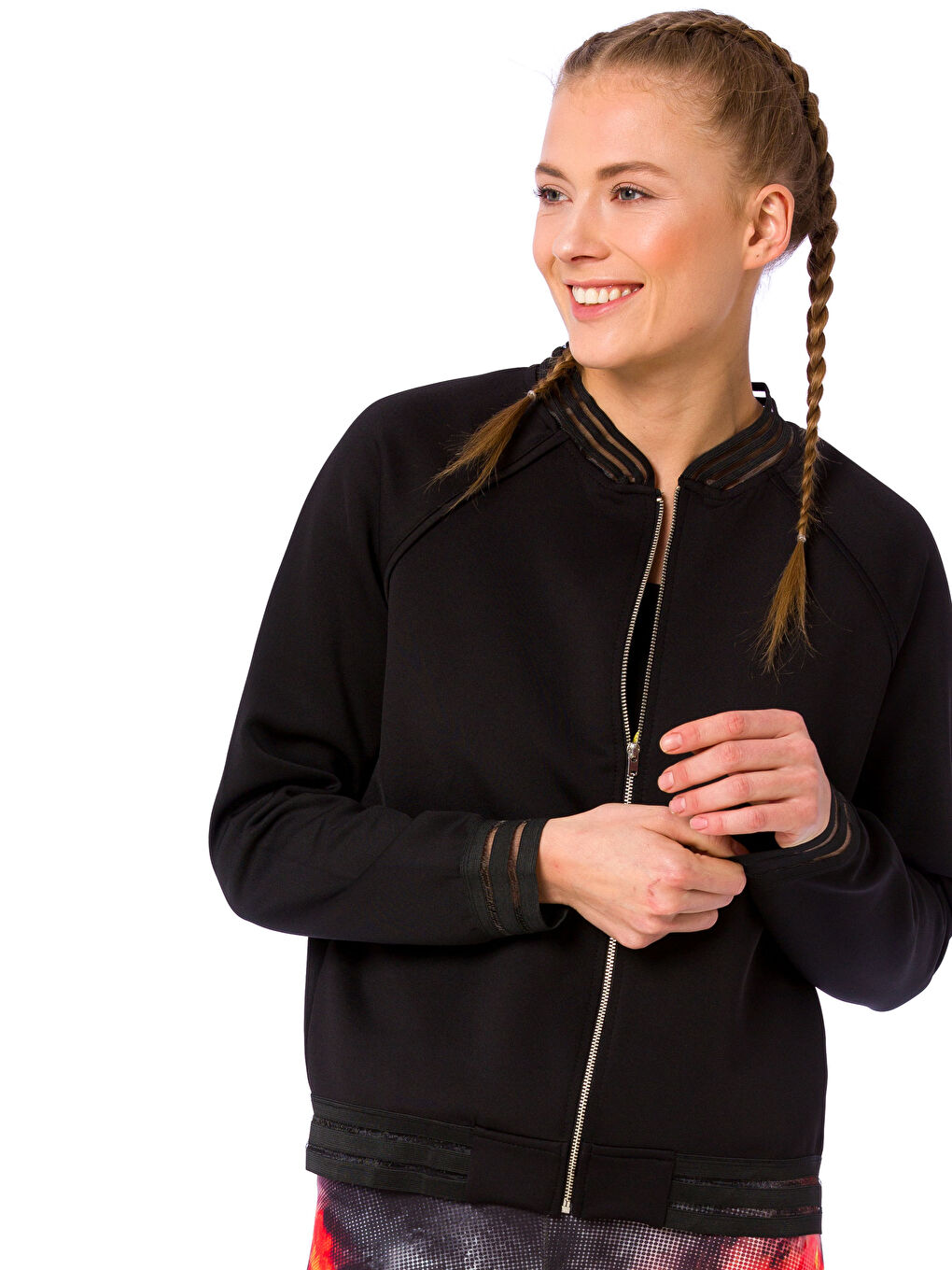 Sweat zippé NOIR Femme
