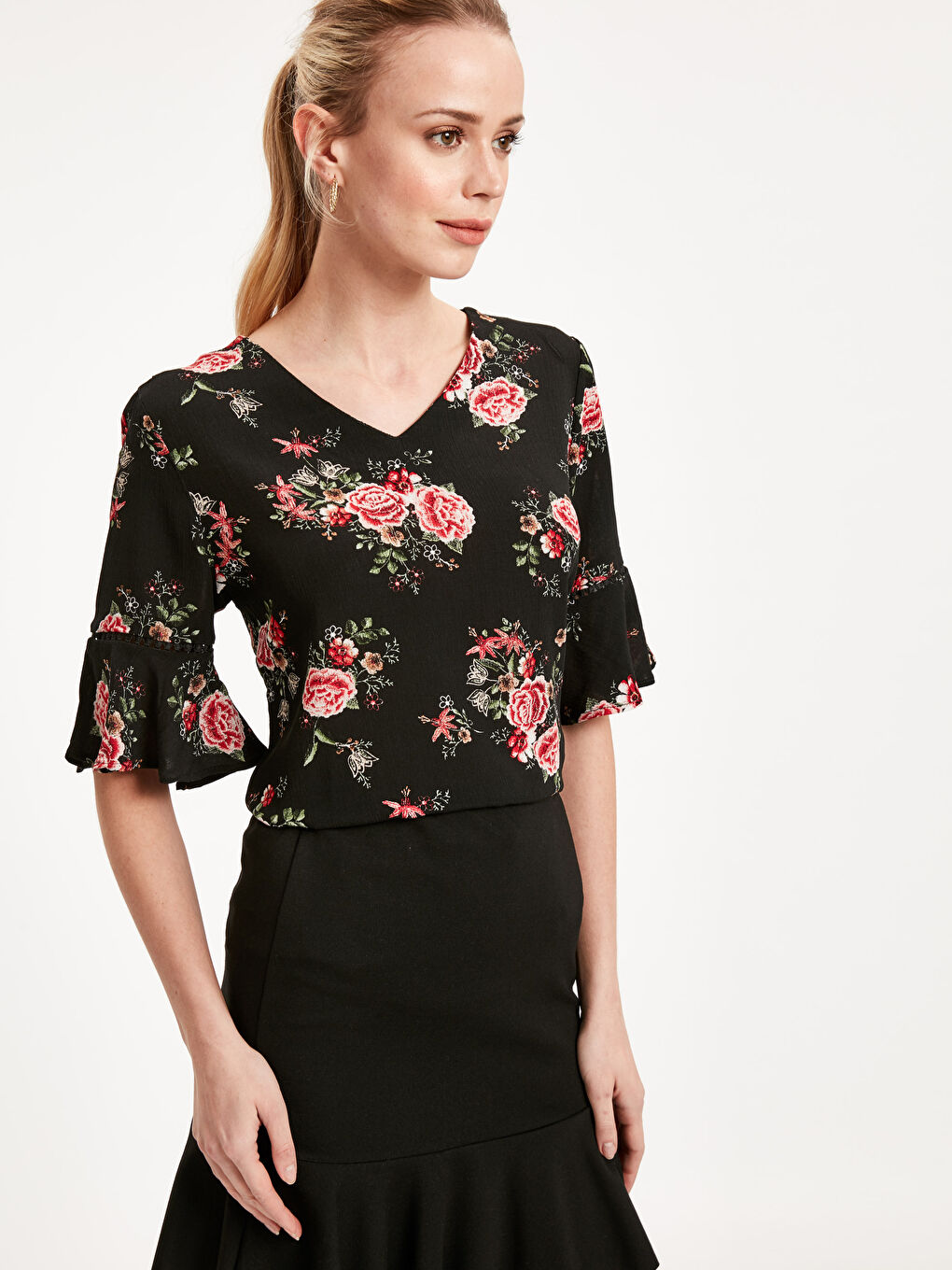 Woman RED Blouse