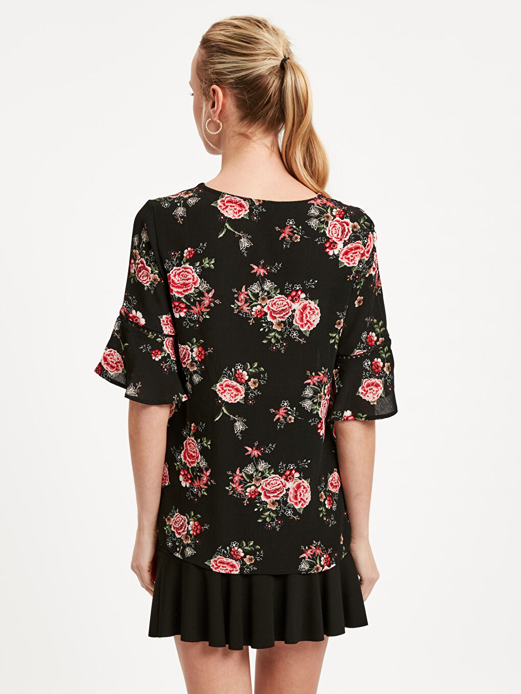 Woman RED Blouse-1