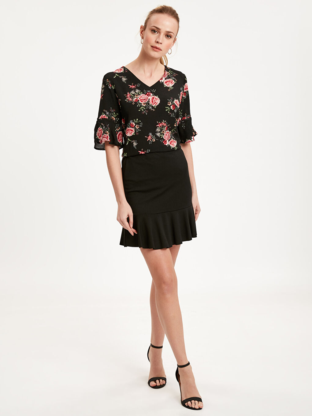 Woman RED Blouse-2