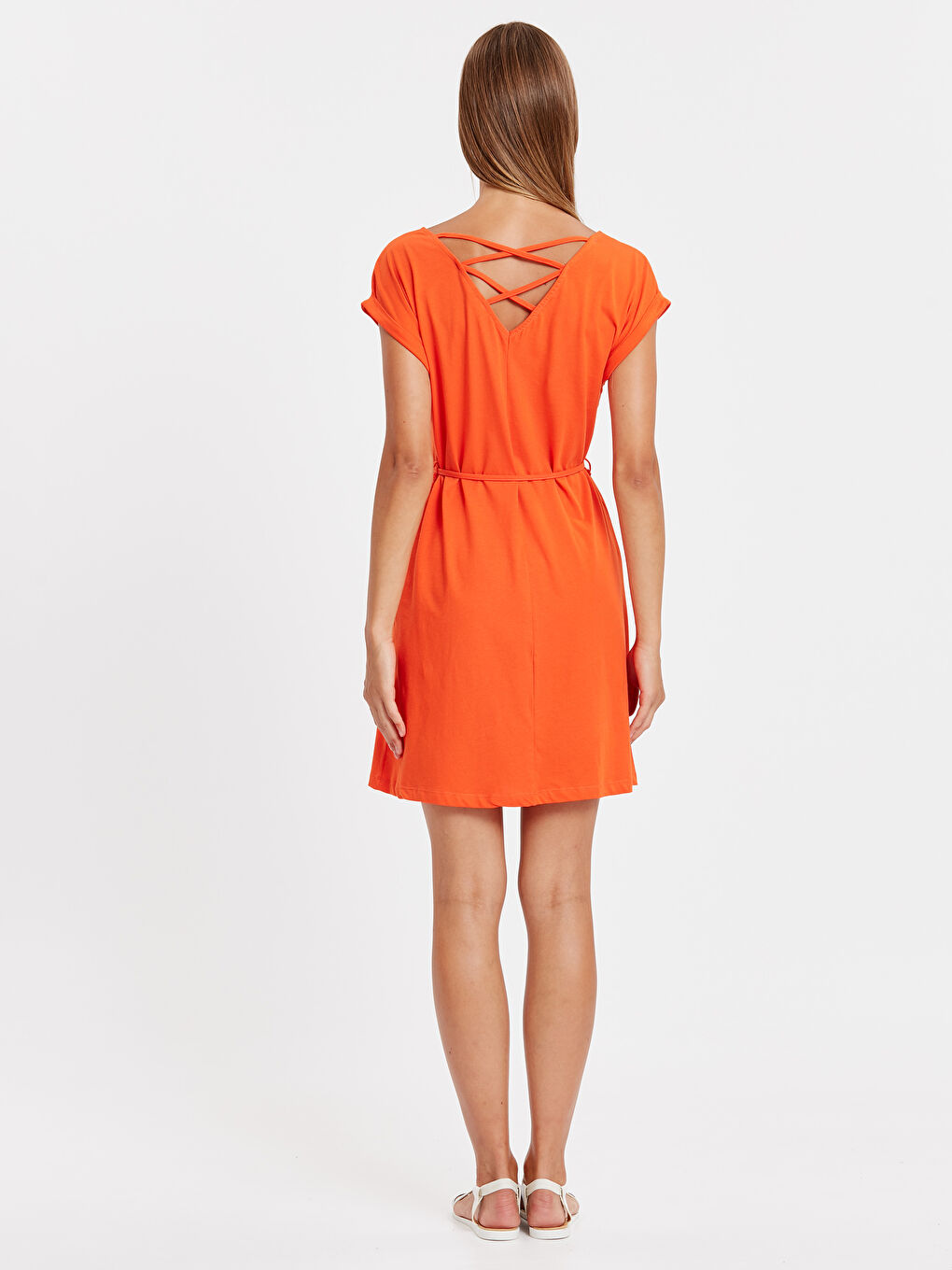 Robe ORANGE Femme-1
