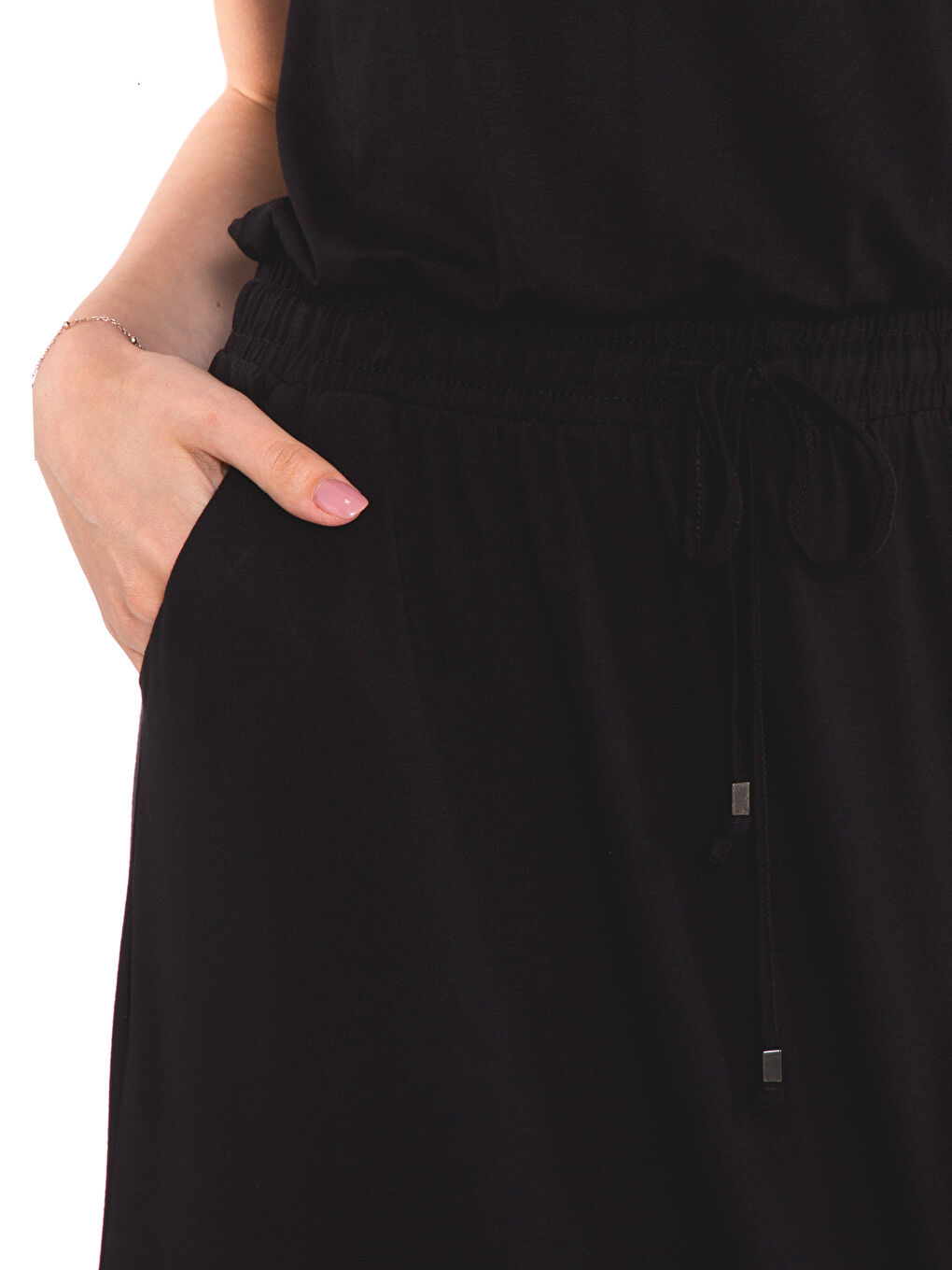 Женщины Черный Платье-2