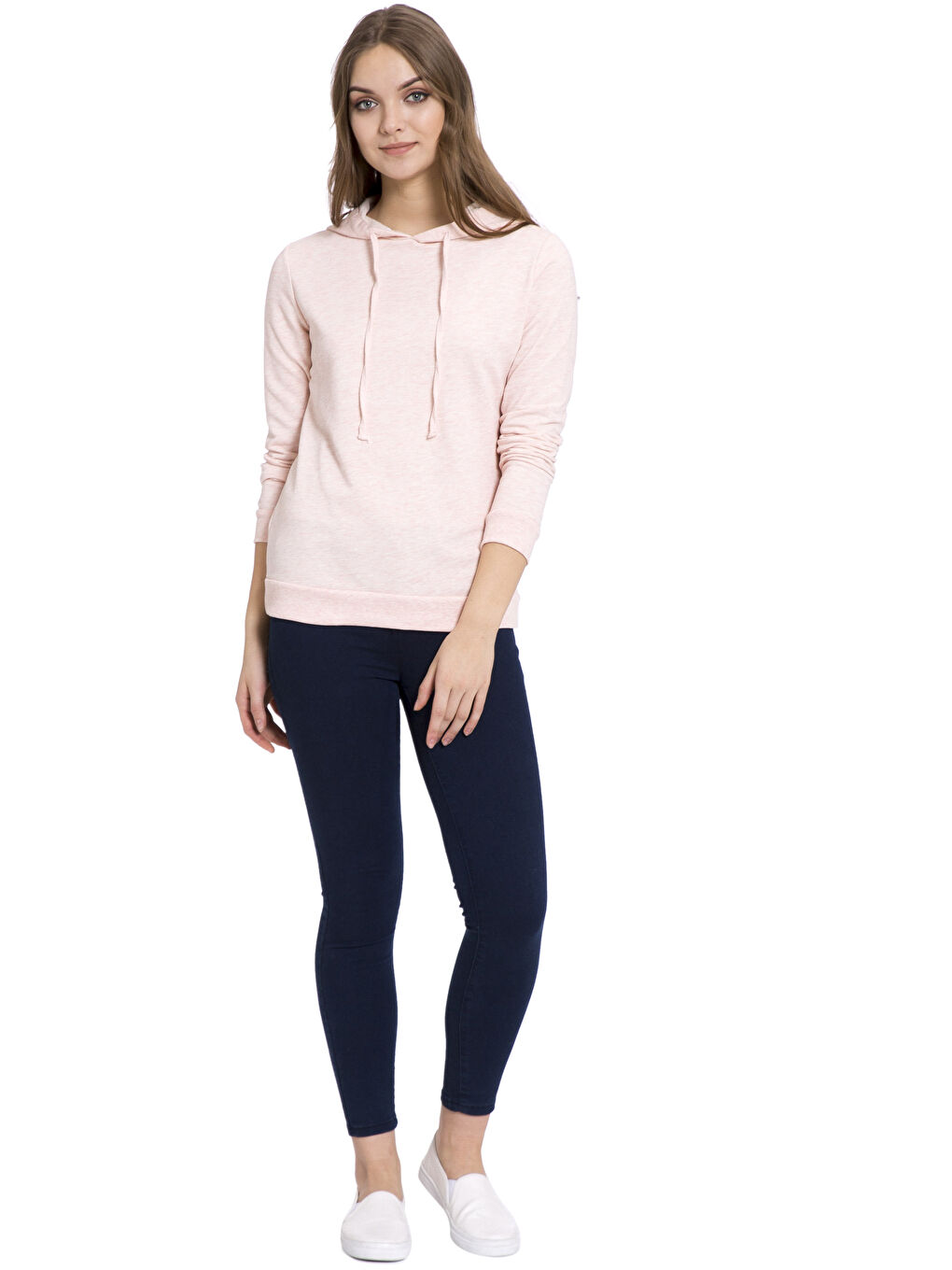 Pembe Melanj Sweatshirt-2