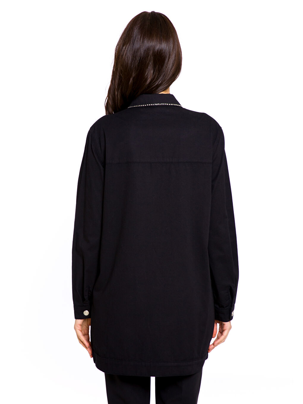 Yeni Siyah Jean Ceket-2