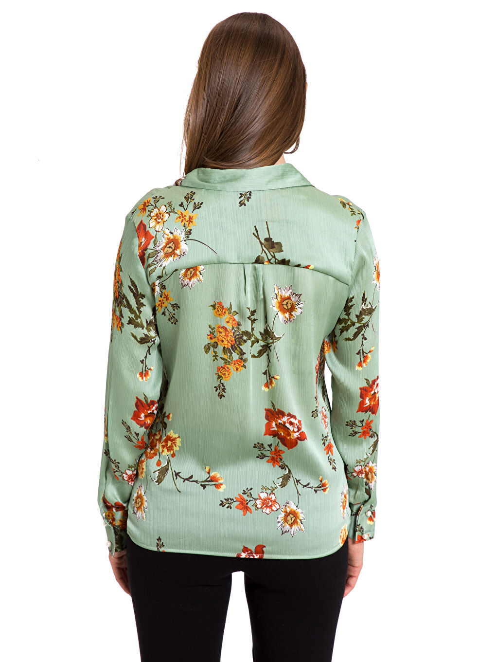 Nane Yeşili Bsk Gömlek-1