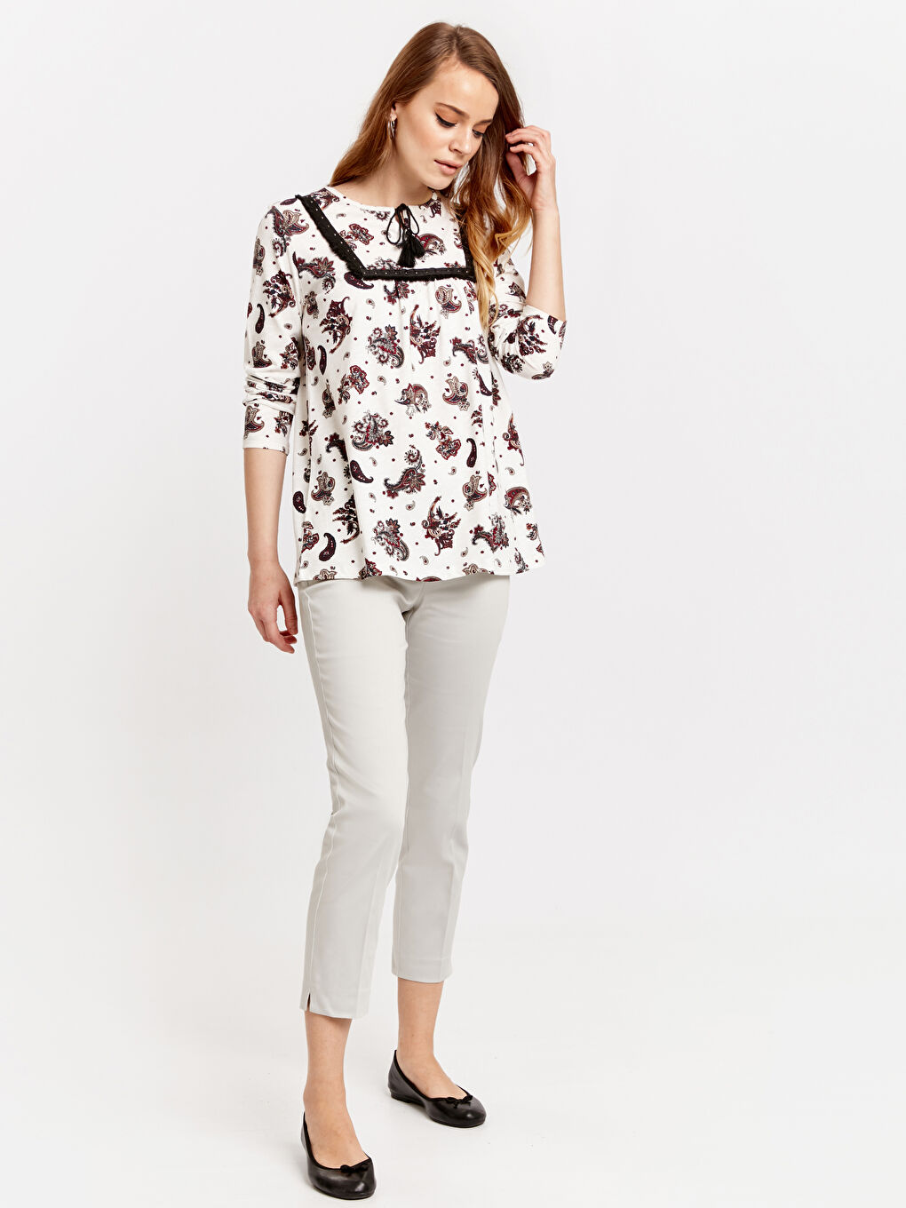 Siyah Baskılı Tişört-2