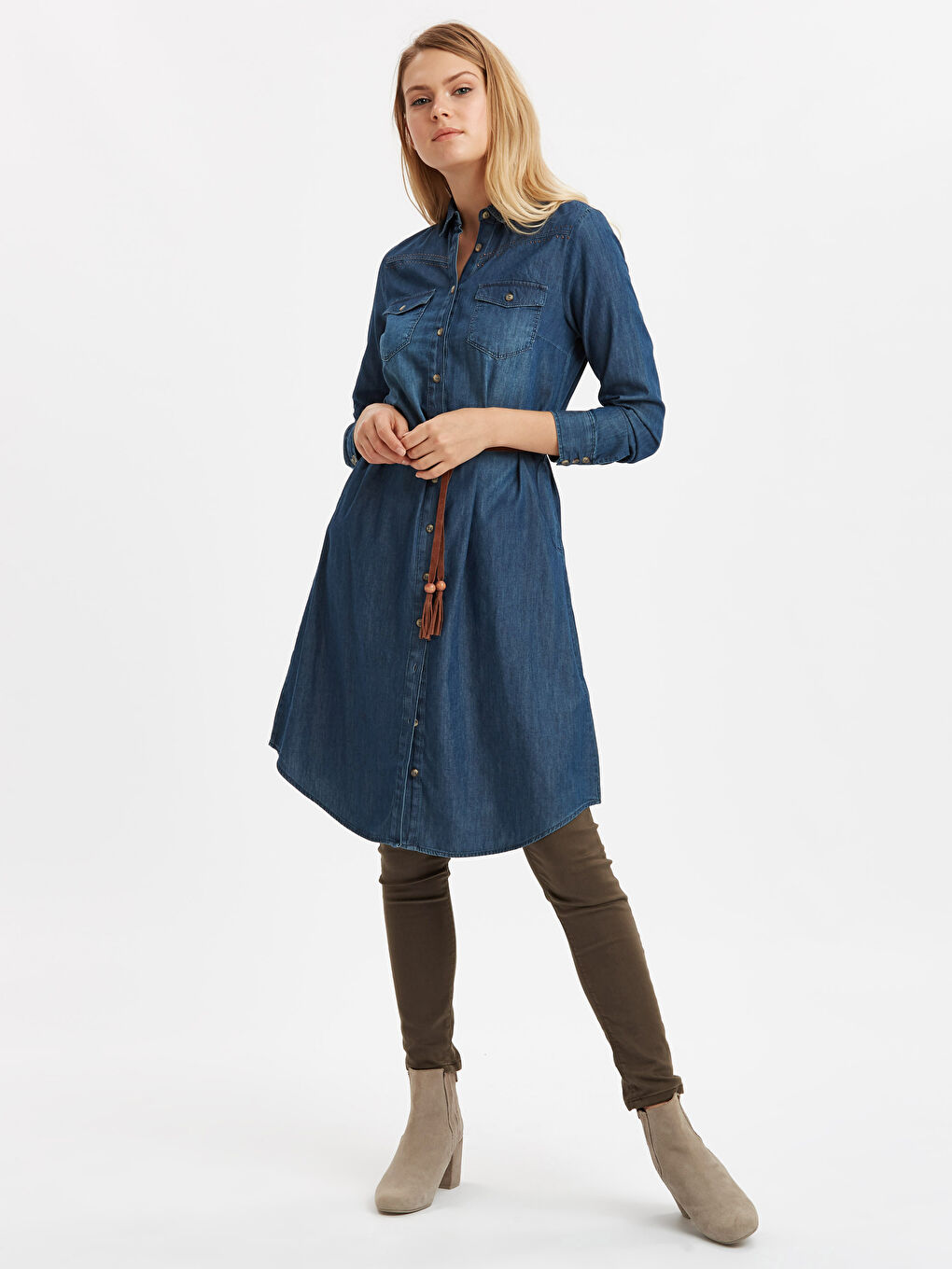 Woman BLACK Shirt Tunic-2