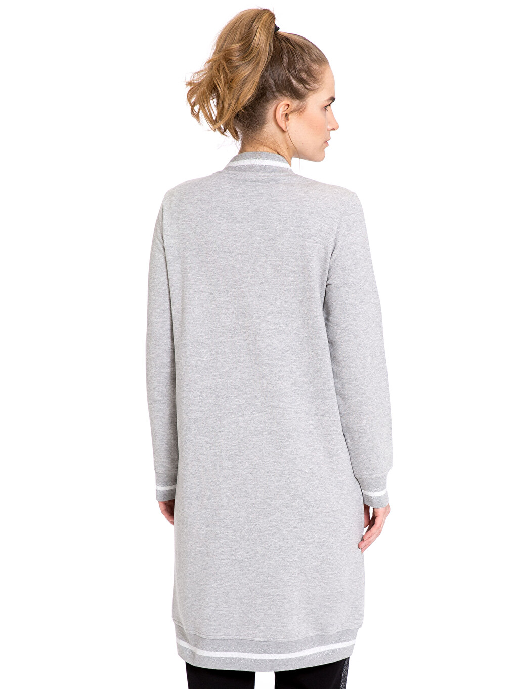 Sweat zippé Rose Femme-2