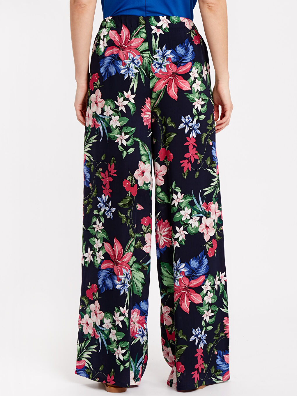 Женщины Розовый Брюки-2