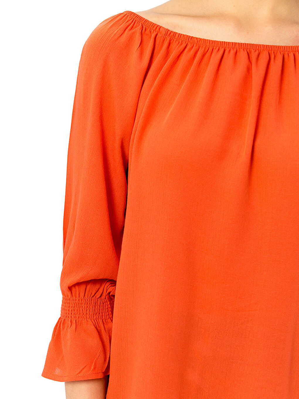 بلوزة برتقالي نساء-3