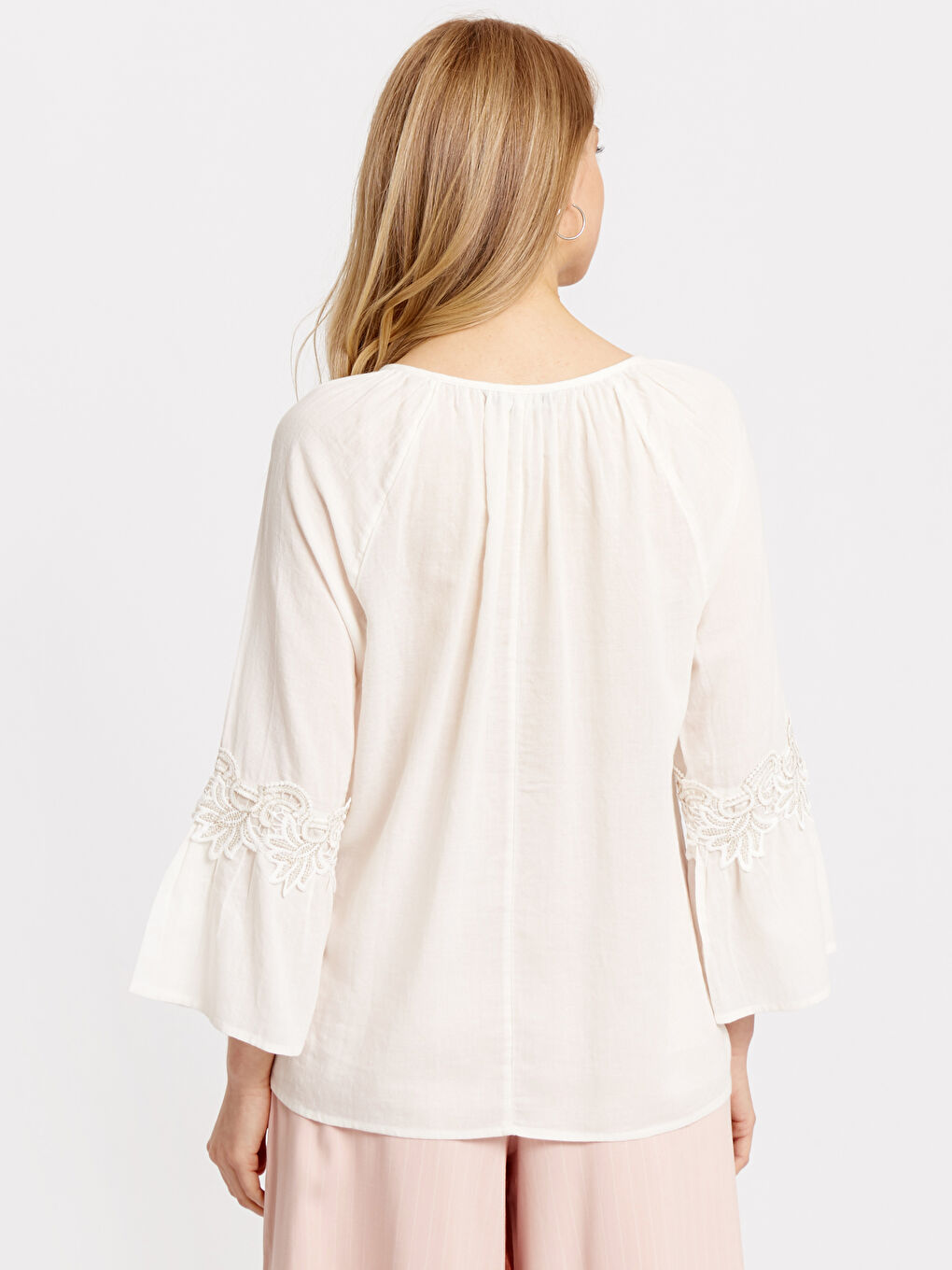 Blouse BLANC Femme-2