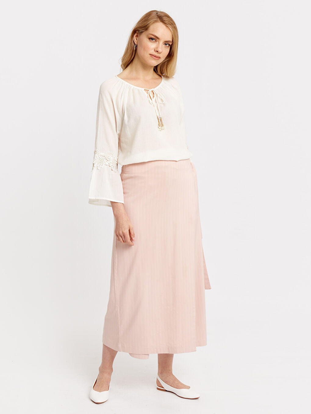 Blouse BLANC Femme-3