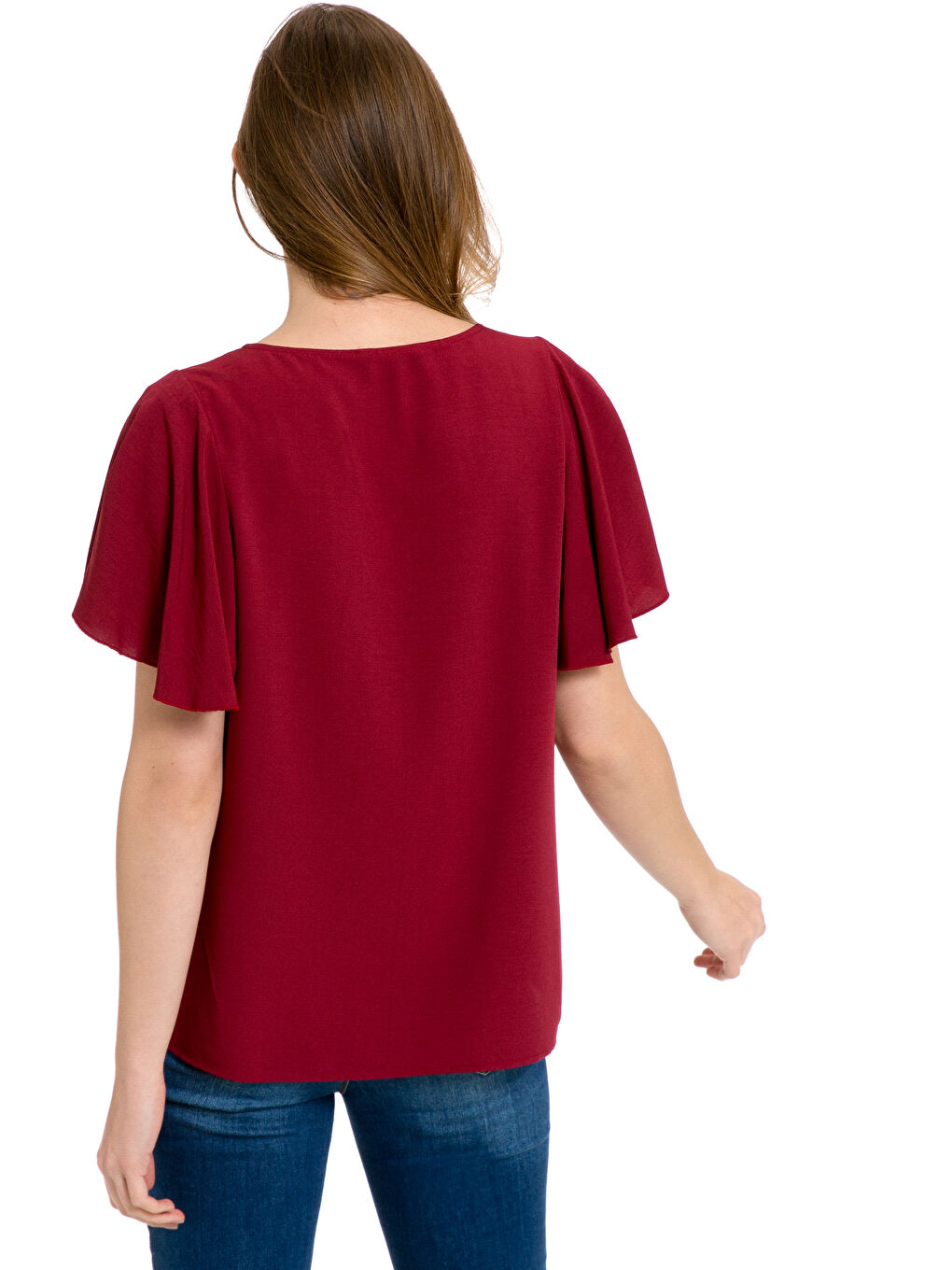 Woman BORDEAUX Blouse-1