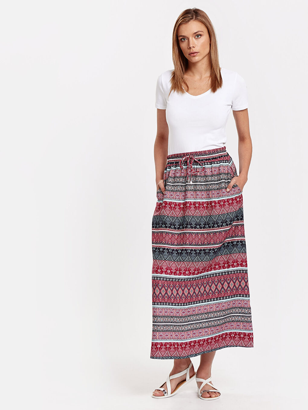 LCWAIKIKI Classic Woman TURQUOISE Skirt -8SC455Z8-LU0