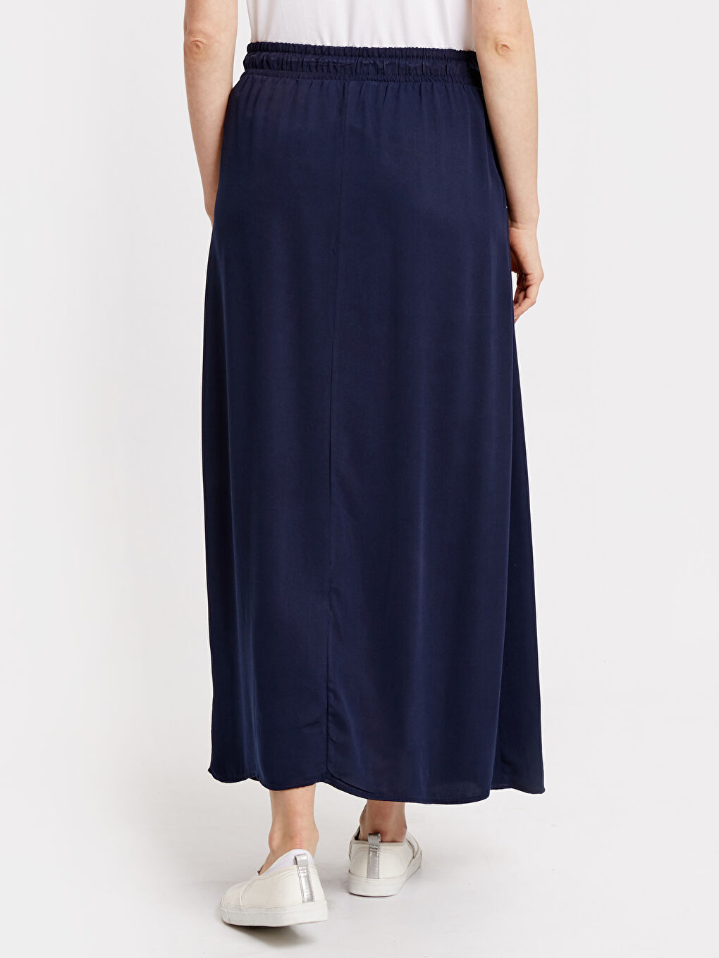 Спідниця з габардину звичайного крою для жінок-2