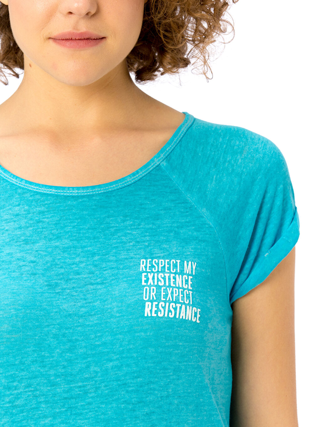 Turkuaz Spor Tişört-3