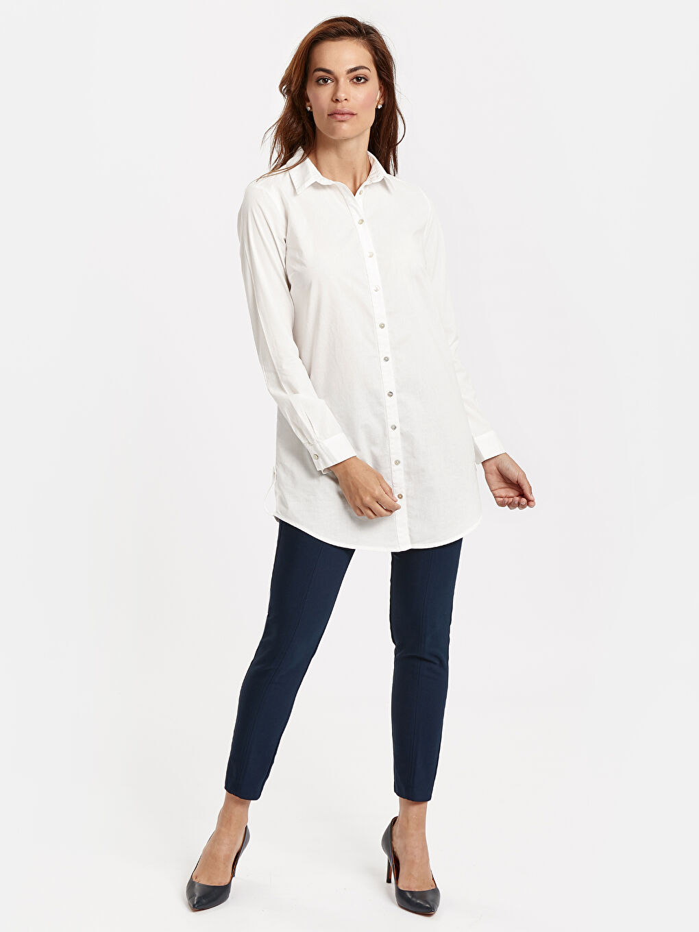 Woman WHITE Tunic-2