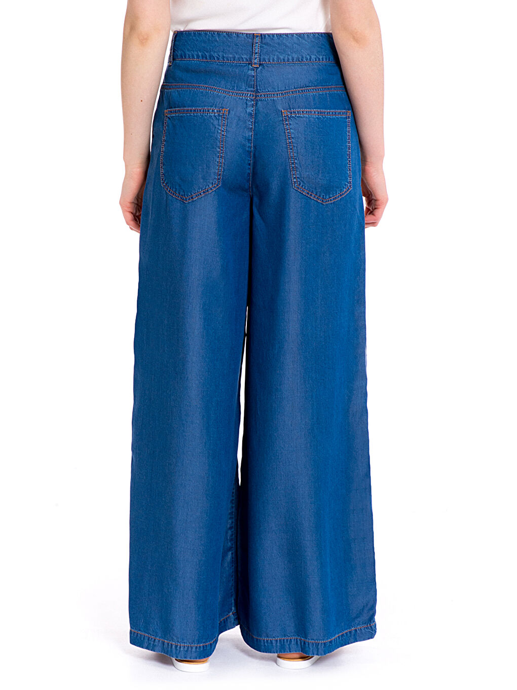 Orta İndigo Rodeo Jean Pantolon-2