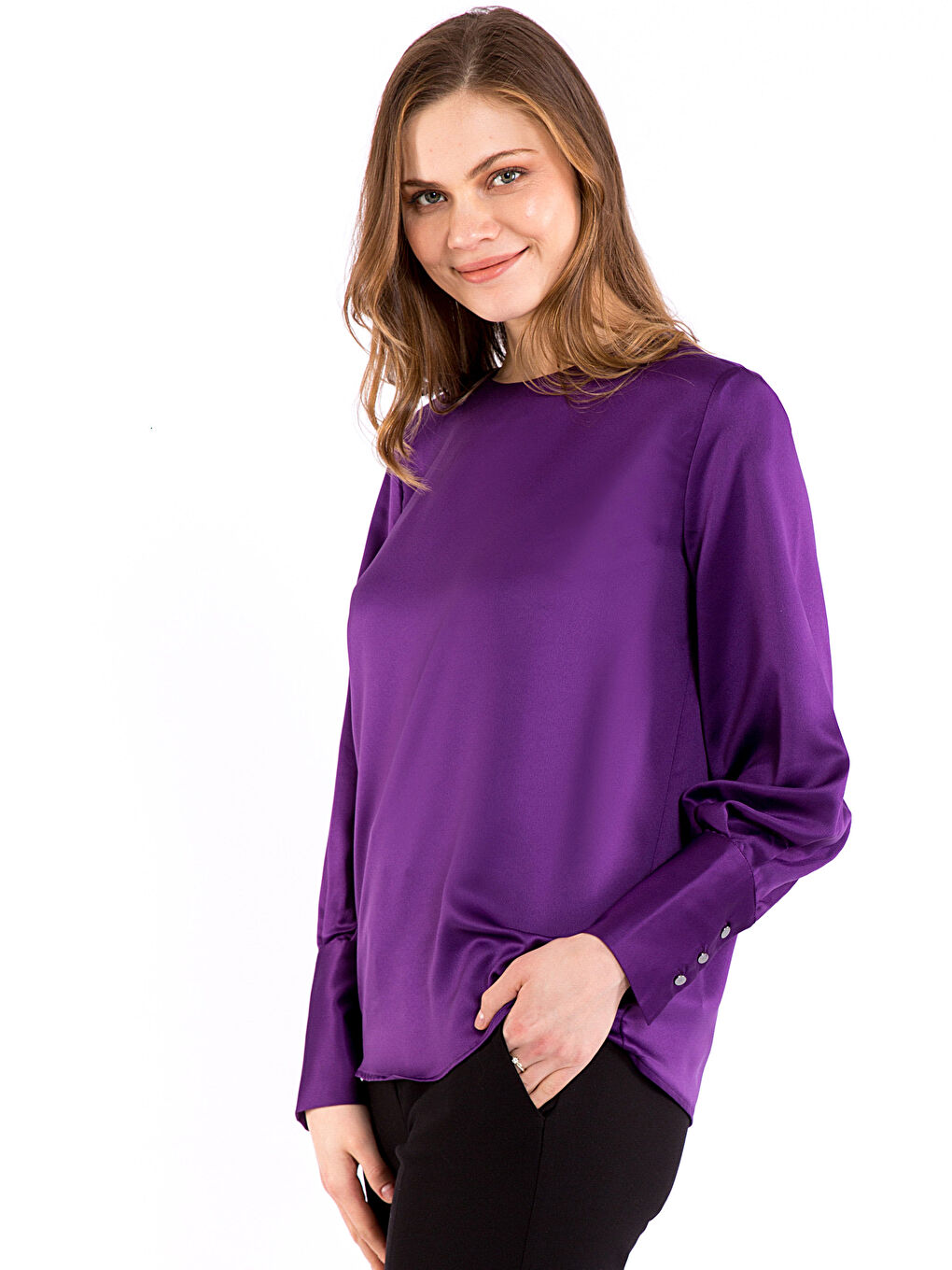 LC Waikiki Woman PURPLE Blouse -8SE492Z8-HNZ