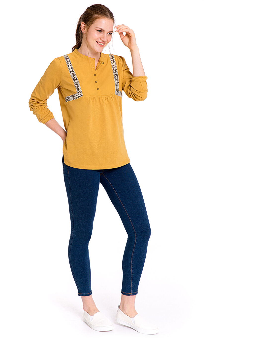 Koyu Sarı Tişört-2