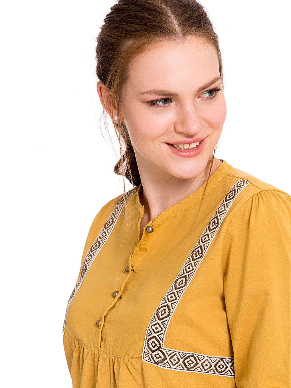 Koyu Sarı Tişört-3