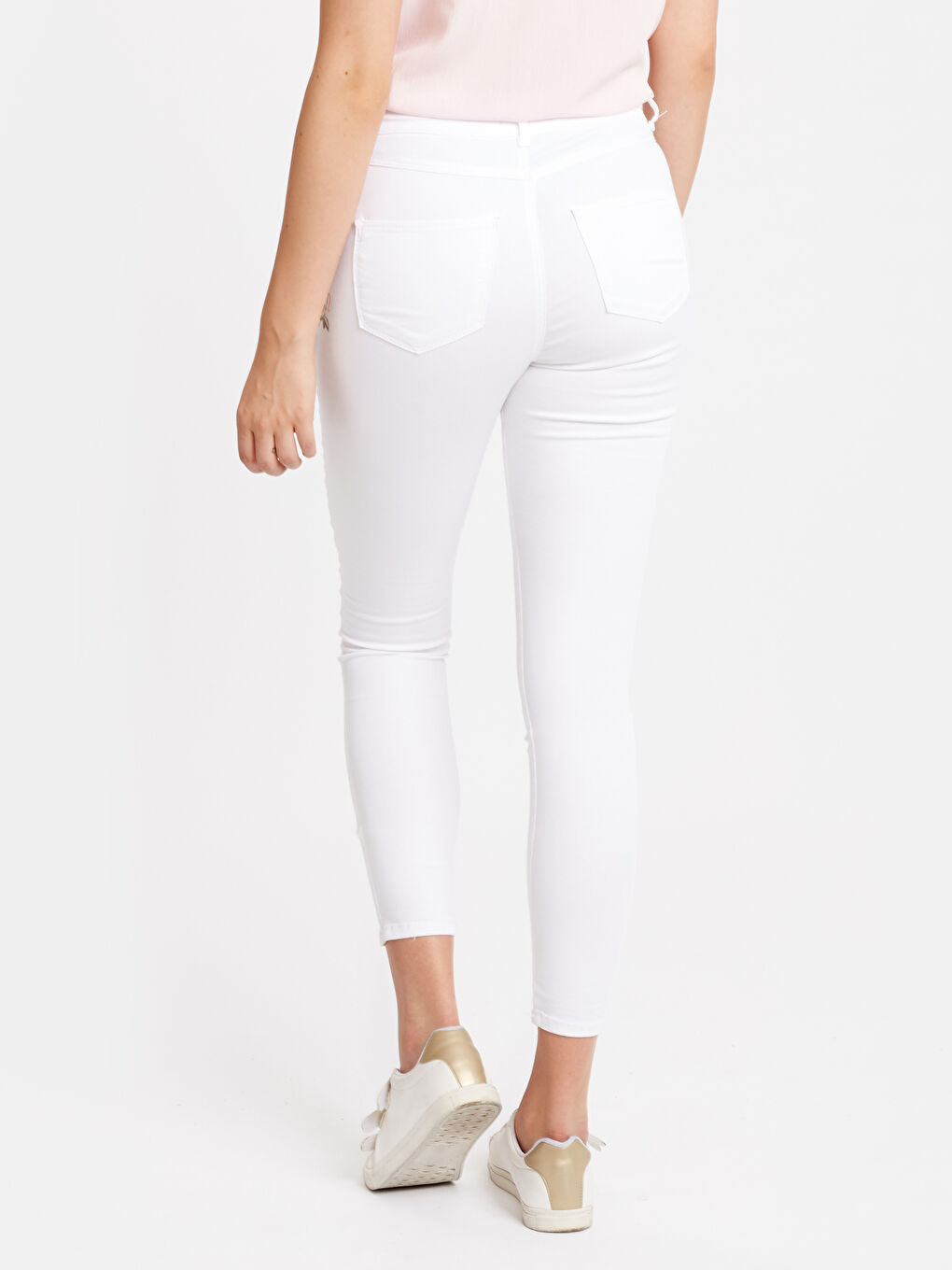 Optik Beyaz Pantolon-2