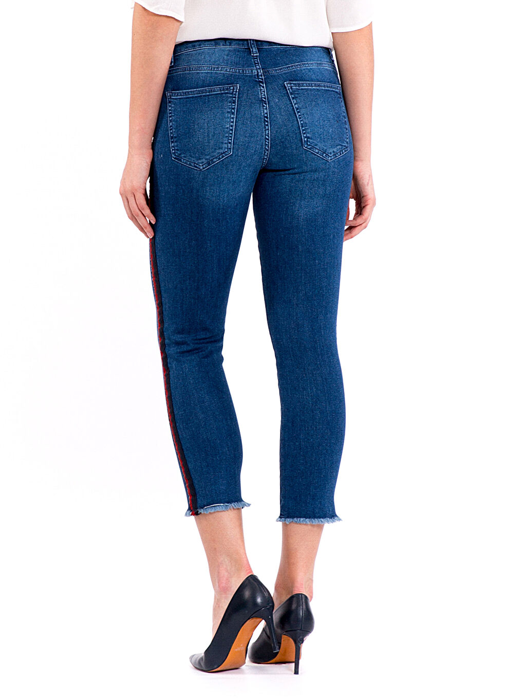 Orta İndigo Rodeo Jean Pantolon-2