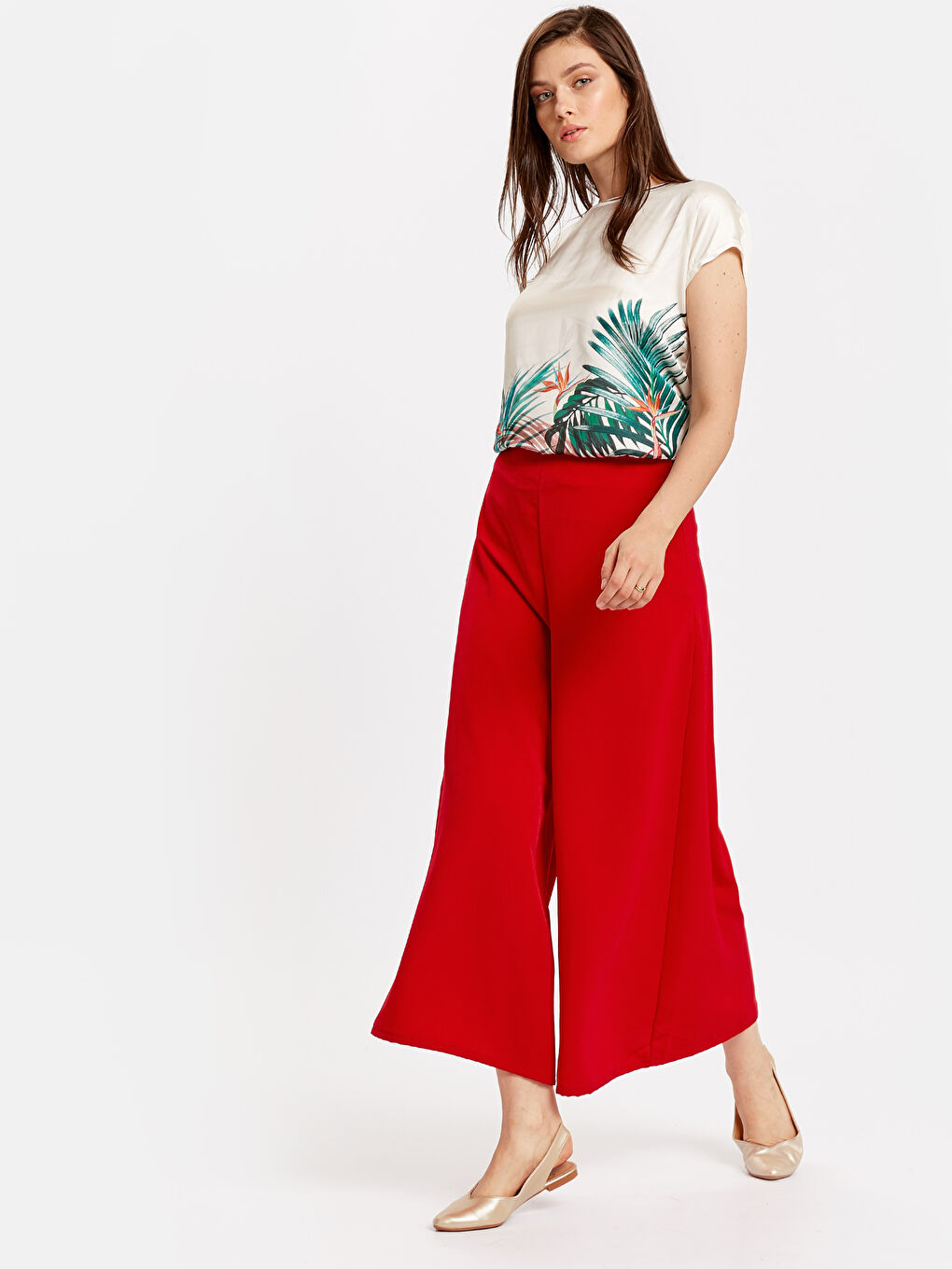 Pantalon ROUGE Femme