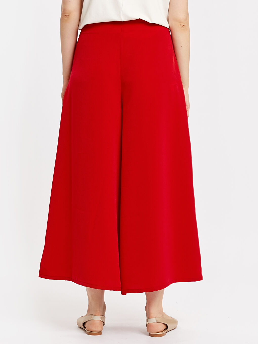 Pantalon ROUGE Femme-2