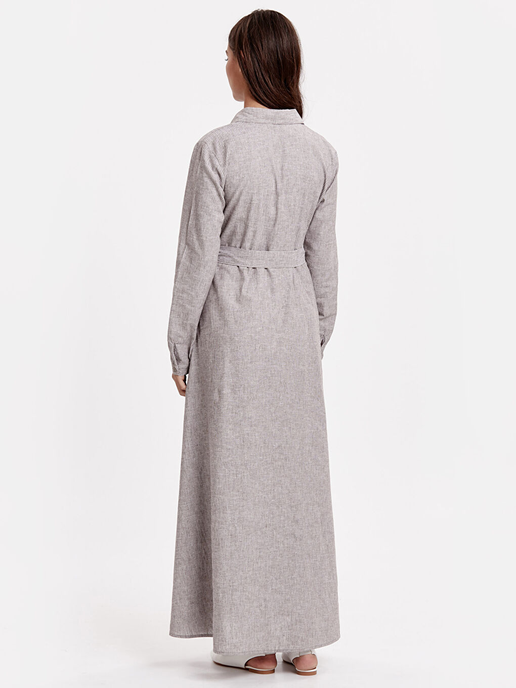 Woman BROWN Shirt Dress-1