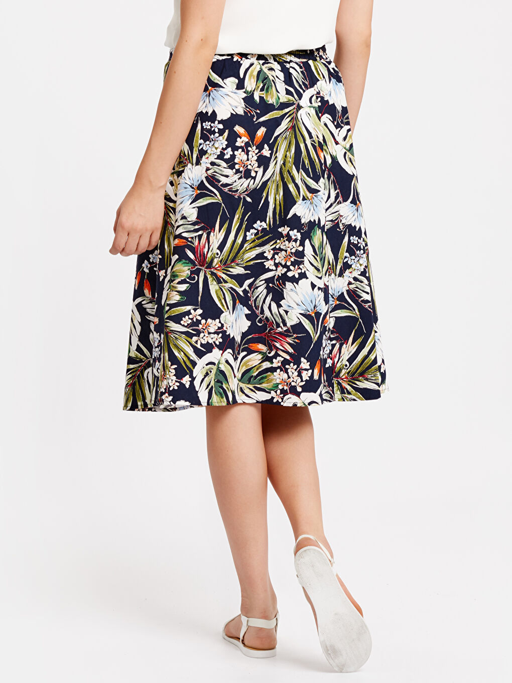 Woman NAVY Skirt-2