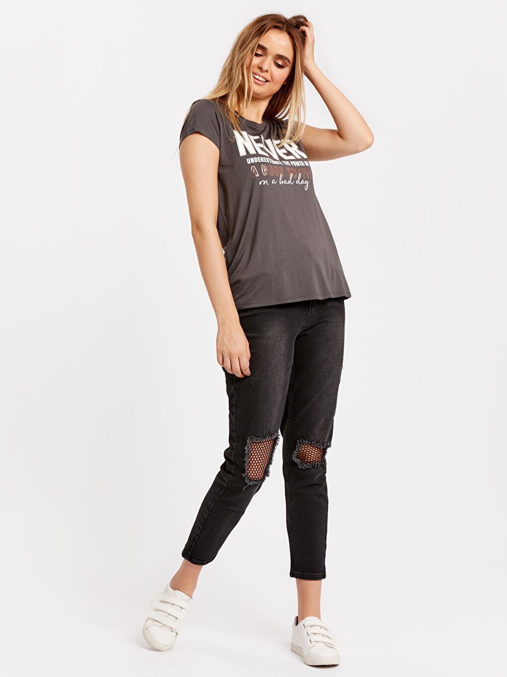 Woman GREY T-Shirt-2