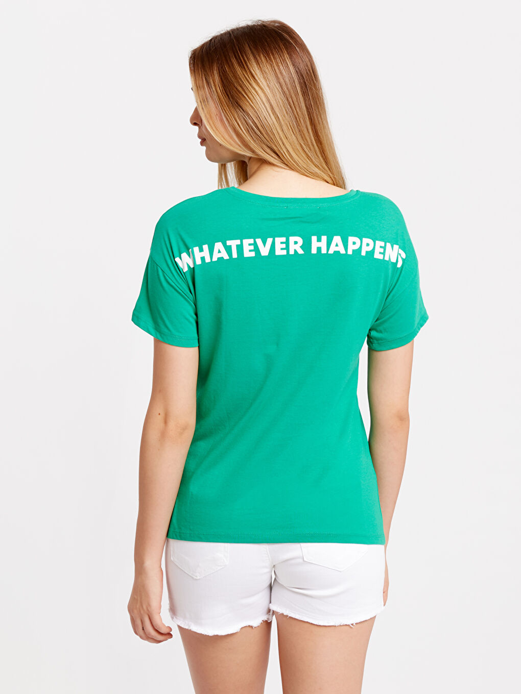 LCW Vision Frau GRÜN T-Shirt -8SL881Z8-GSU