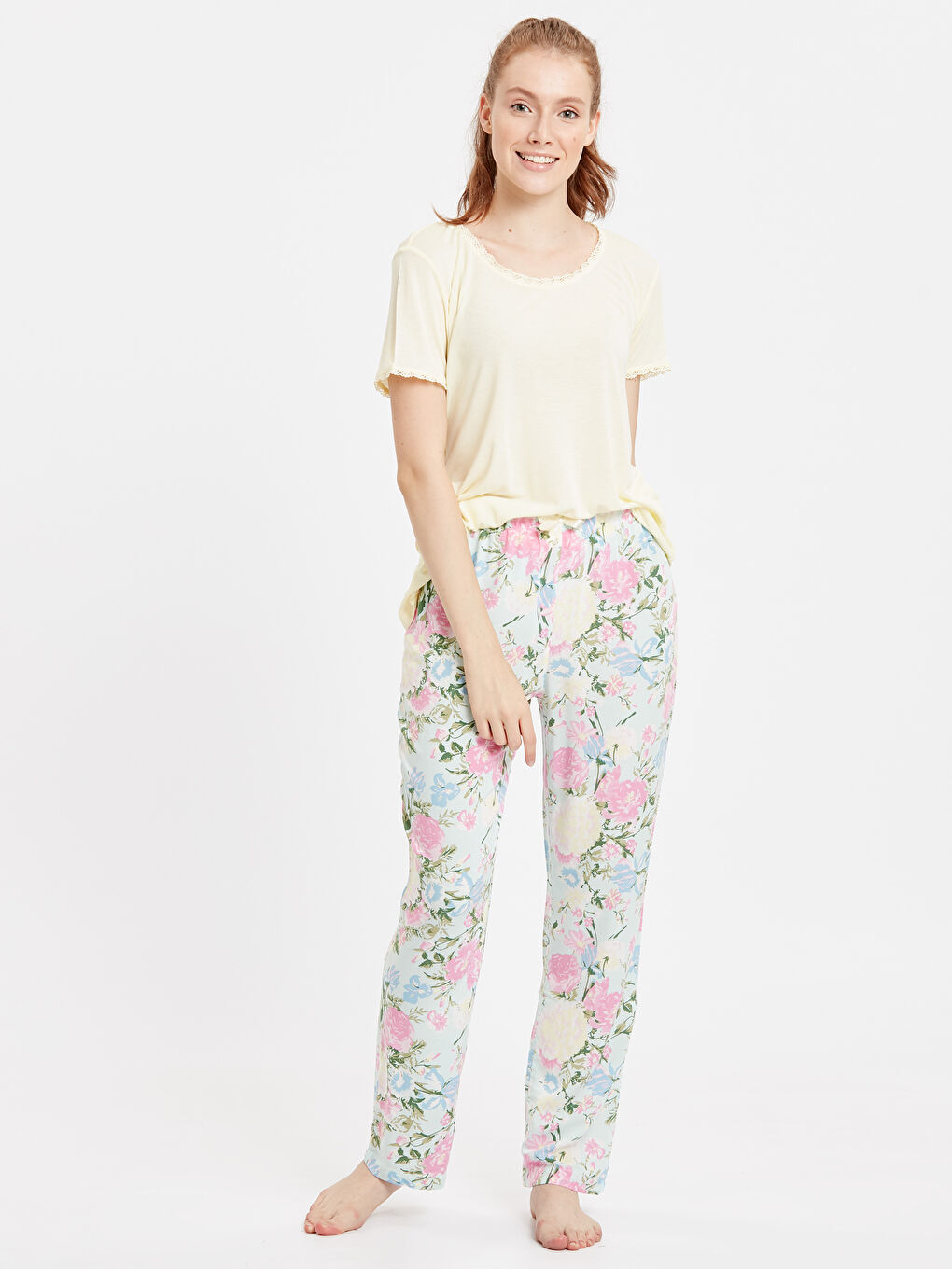 LCW DREAM Ensemble de pyjama JAUNE Femme -8SM351Z8-LUG