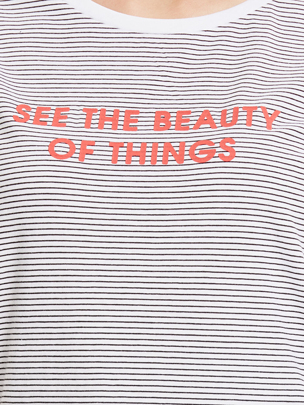 Siyah Çizgili Tişört-3