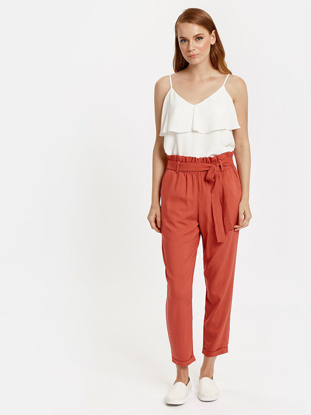Pantalon ORANGE Femme