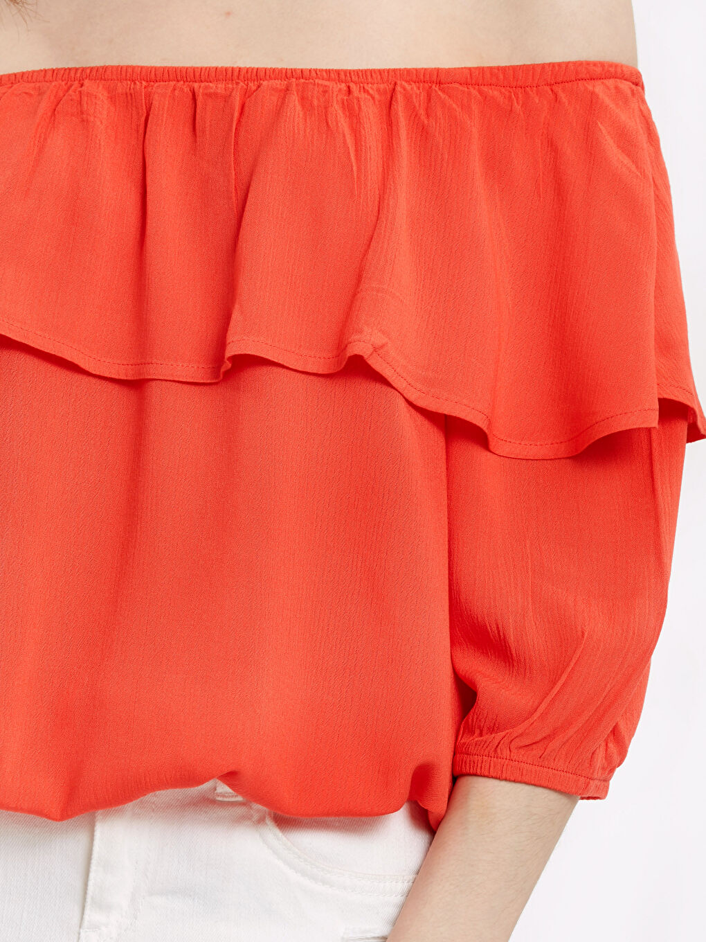 بلوزة برتقالي نساء-3