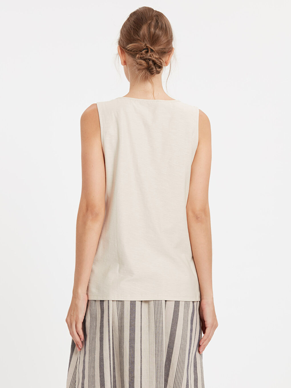 Débardeur BEIGE Femme-1