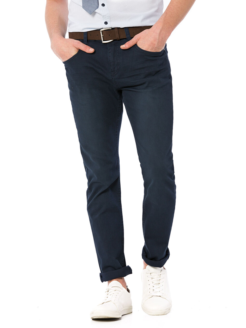 Брюки Мужские Габардиновые Скинни-2