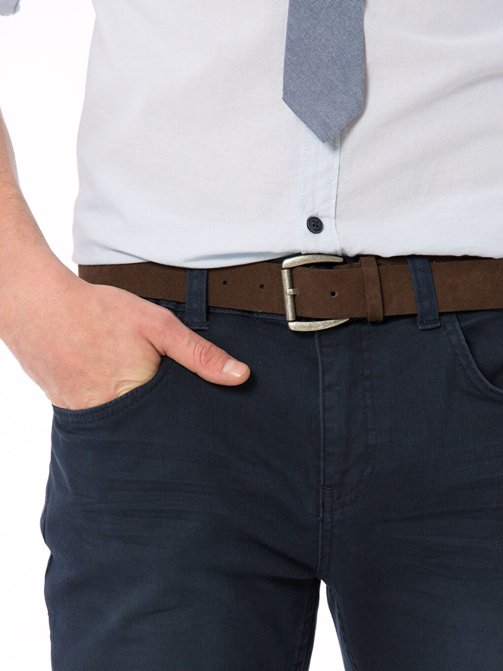 Брюки Мужские Габардиновые Скинни-3